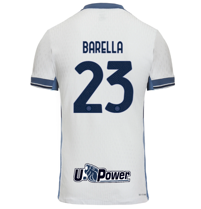 im nike men8217s away match jersey 202425 – 23 nicolò barella Inter Shirts | Latest Fan Collection Online