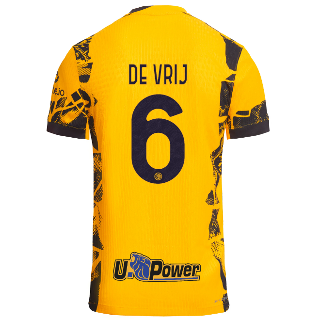 im nike mens third kit match shirt 202425 – 6 stefan de vrij Inter Shirts | Latest Fan Collection Online